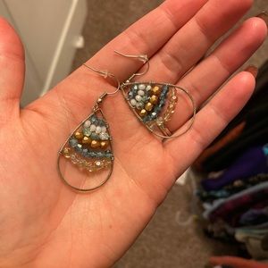 Pastel, tear shaped jewel earrings! Bundle to save